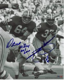 Dave Wilcox and Jimmy Johnson 8x10 photo