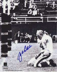 YA Tittle New York Giants 8x10 #123 Autographed Photo