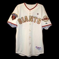 San Francisco Giants Custom World Series Champions 2010 Cream Jersey