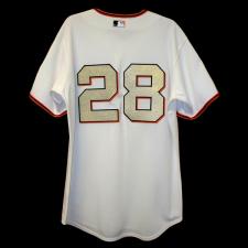 San Francisco Giants Custom World Series Champions 2010 Cream Gold Jersey